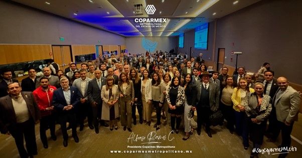 Coparmex Metropolitano del Estado de México impulsa el emprendimiento y la certeza empresarial en su Sesión de Negocios de febrero.